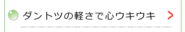 ダントツの軽さに心ウキウキ