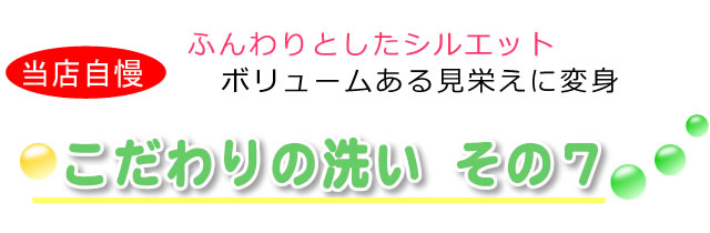 まるで魔法、ふんわりシルエットの仕上げになる復元マシンの紹介