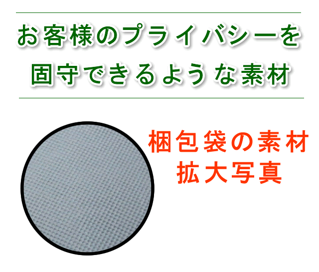 お布団の梱包袋に求められる要素