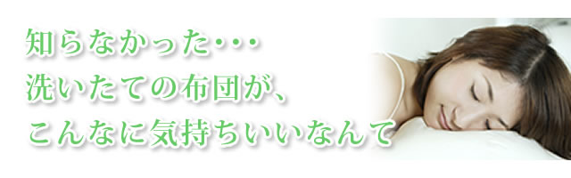 洗いたての気持ちよさが実感できる仕上げ！