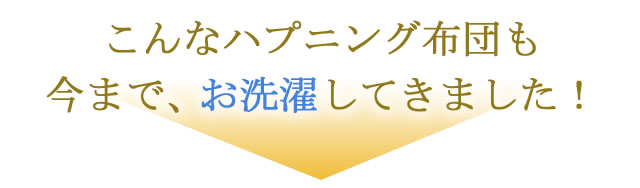 布団に付いたガンコ汚れの一覧